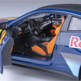 Jamara BMW M4 Diecast, Modellfahrzeug blau, Maßstab 1:23, inkl. Knopfzellen
