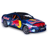 Jamara BMW M4 Diecast, Modellfahrzeug blau, Maßstab 1:23, inkl. Knopfzellen