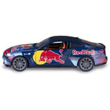 Jamara BMW M4 Diecast, Modellfahrzeug blau, Maßstab 1:23, inkl. Knopfzellen