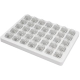 Keychron Kailh Box White Switch-Set, Tastenschalter weiß/transparent, 35 Stück