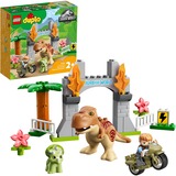 LEGO 10939 DUPLO Ausbruch des T. rex und Triceratops, Konstruktionsspielzeug Dinosaurier Spielzeug Set für Kleinkinder ab 2 Jahren