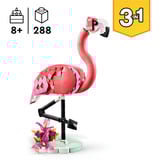 LEGO 31170 Creator 3-in-1 Rosa Flamingo, Konstruktionsspielzeug 