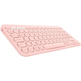 Logitech K380 Multi-Device Bluetooth, Tastatur rosa, DE-Layout