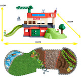 Majorette CLAAS Farm-Spielset, Spielgebäude 