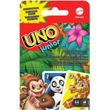 Mattel UNO Junior Kartenspiel für Kinder mit Tiermotiven und verschiedenen Schwierigkeitsgraden 