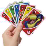 Mattel UNO Junior Kartenspiel für Kinder mit Tiermotiven und verschiedenen Schwierigkeitsgraden 