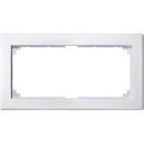 Merten Rahmen zweifach ohne Mittelsteg weiß, Retail