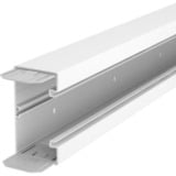 OBO Geräteeinbaukanal ohne Oberteil mit Bodenlochung, Kabelkanal weiß, Retail