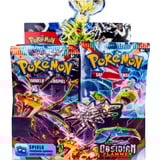  Pokémon-TCG: Karmesin & Purpur - Obsidian Flammen Booster Display, Sammelkarten 