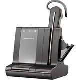 Poly Savi 8245 Office DECT, Headset schwarz, Mono, Bluetooth, USB-A
