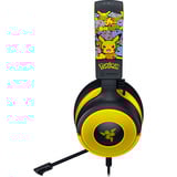 Razer Kraken V4 X - Pokémon Kanto Starters Edition, Gaming-Headset schwarz/gelb