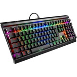 Sharkoon SKILLER SGK60, Gaming-Tastatur schwarz, DE-Layout, Kailh BOX Red