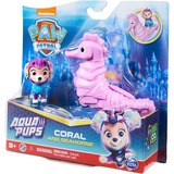 Spin Master Paw Patrol Aqua Pups - Hero Pups-Set mit Coral-Welpenfigur und Seepferd-Figur, Spielfigur 