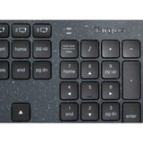 Targus Sustainable Energy Harvesting EcoSmart, Tastatur schwarz, DE-Layout, Scherenmechanik