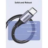 UGREEN US288 USB-A auf USB-C Lade- und Datenkabel  schwarz