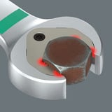 Wera 6007 Joker Imperial 8 Set 1 Maul-Ringratschenschlüssel-Satz, 8-teilig, Schraubenschlüssel zöllige Größen