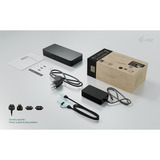i-tec Universal Intelligent Dual Display Docking Station, Dockingstation schwarz, Power Delivery 100W