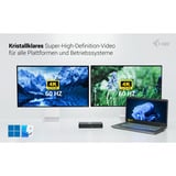 i-tec Universal Intelligent Dual Display Docking Station, Dockingstation schwarz, Power Delivery 100W