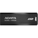 ADATA SC610 500 GB, Externe SSD schwarz, USB-A 3.2 Gen 2