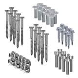  Befestigung 3-fach verstellbar, für Schrägdachmontage, 30mm Rahmenhöhe, Halterung 0% MWST, für 3 Solarpanels