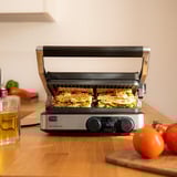 Cecotec Kontaktgrill Rock'Ngrill Dual schwarz/edelstahl, 2.000 Watt