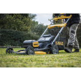 DEWALT Akku Rasenmäher DCMWSP156W2-QW, 18Volt gelb/schwarz, 2 x 18V XR 8,0Ah, Ladegerät, mit Radantrieb