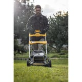 DEWALT Akku Rasenmäher DCMWSP156W2-QW, 18Volt gelb/schwarz, 2 x 18V XR 8,0Ah, Ladegerät, mit Radantrieb