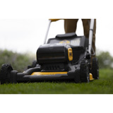 DEWALT Akku Rasenmäher DCMWSP156W2-QW, 18Volt gelb/schwarz, 2 x 18V XR 8,0Ah, Ladegerät, mit Radantrieb