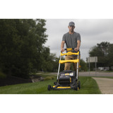 DEWALT Akku Rasenmäher DCMWSP156W2-QW, 18Volt gelb/schwarz, 2 x 18V XR 8,0Ah, Ladegerät, mit Radantrieb