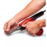 EINHELL Bandfeile TC-BF 500 E, Elektrofeile rot/schwarz, 500 Watt, inkl. 6-teiliges Schleifbandset