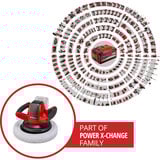 EINHELL Power X-Change Akku-Autopoliermaschine CE-CB 18/254 Li-Solo, 18Volt rot/schwarz, ohne Akku und Ladegerät