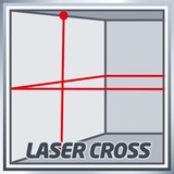 Einhell Kreuzlinienlaser TE-LL 360 schwarz/rot, rote Laserlinien