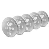 GP Batteries CR2016 GP Lithium Knopfzelle 3Volt, Batterie 5 Stück
