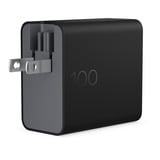 HP 100 W GaN-Wandladegerät schwarz, für Laptops, Smartphones und Tablets