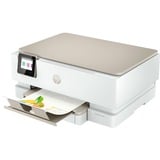 HP ENVY Inspire 7220e All-in-One, Multifunktionsdrucker hellgrau/beige, HP+, Instant Ink, USB, WLAN, Scan, Kopie 