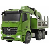 Jamara Holztransporter Mercedes-Benz Arocs grün, 1:20