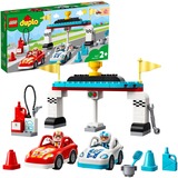 LEGO 10947 DUPLO Rennwagen, Konstruktionsspielzeug Kleinkinder Spielzeug, Kinderspielzeug ab 2 Jahren