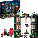 LEGO 76403 Harry Potter Zaubereiministerium, Konstruktionsspielzeug Modulares Set zum Bauen mit Minifiguren und Umwandlungsmechanismus