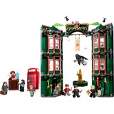 LEGO 76403 Harry Potter Zaubereiministerium, Konstruktionsspielzeug Modulares Set zum Bauen mit Minifiguren und Umwandlungsmechanismus
