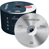 MediaRange CD-R 700 MB, CD-Rohlinge 52fach, 50 Stück