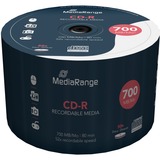 MediaRange CD-R 700 MB, CD-Rohlinge 52fach, 50 Stück