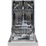 Respekta GSP 45 TIDV, Spülmaschine silber, 45 cm