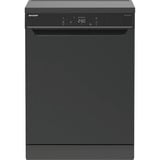 SHARP QW-NA3YF42AM-DE , Spülmaschine schwarz, 60 cm