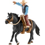 Schleich Saddle Bronc Riding mit Cowboy, Spielfigur