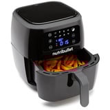 nutribullet Heißluftfritteuse XXL Digital Air Fryer schwarz/silber, 1.800 Watt, Korb 7 Liter
