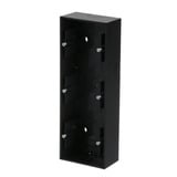 0 Aufputz-Gehäuse 3-fach 1703-885 schwarz, Retail