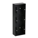 0 Aufputz-Gehäuse 3-fach 1703-885 schwarz, Retail