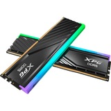 ADATA DIMM 64 GB DDR5-5600 (2x 32 GB) Dual-Kit, Arbeitsspeicher schwarz, AX5U5600C3632G-DCLARBK, Lancer RGB, INTEL XMP