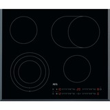 AEG HK654070FB, Autarkes Kochfeld schwarz/edelstahl, 60 cm