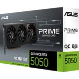 ASUS GeForce RTX 5050 PRIME OC 8GB, Grafikkarte DLSS 4, 3x DisplayPort, 1x HDMI 2.1